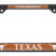 University of Texas Longhorn Black License Plate Frame image 1