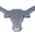 University of Texas Longhorn Matte Chrome Emblem image 1