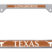 University of Texas Longhorns License Plate Frame image 1