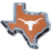 University of Texas State Shape Color Chrome Emblem image 1