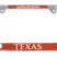 University of Texas Longhorns Texas 3D License Plate Frame image 1