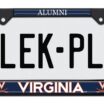 Virginia Alumni Black License Plate Frame image 4