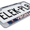 Virginia Alumni Chrome License Plate Frame image 2