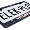 Virginia Cavaliers Black License Plate Frame image 2