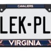 Virginia Cavaliers Black License Plate Frame image 3