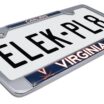 Virginia Cavaliers Chrome License Plate Frame image 2