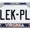 Virginia Cavaliers Chrome License Plate Frame image 3