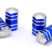 Blue Aluminum Valve Caps image 1