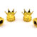 Gold Crown Valve Caps image 1