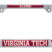 Virginia Tech Alumni 3D License Plate Frame image 1