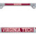 Virginia Tech Hokies 3D License Plate Frame image 1