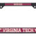 Virginia Tech Hokies Black License Plate Frame image 1