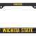 Wichita State Shockers Black License Plate Frame image 1