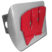 Wisconsin Red Brushed Hitch Cover image 1