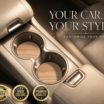 Classic Woodgrain Car Coasters image 2