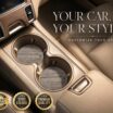 Rustic Woodgrain Car Coasters image 2