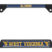 West Virginia University Alumni Black License Plate Frame image 1