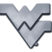 West Virginia University Chrome Emblem image 1
