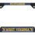 West Virginia University Mountaineers Black License Plate Frame image 1
