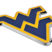 West Virginia University Navy Chrome Emblem image 2