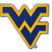 West Virginia University Navy Chrome Emblem image 1