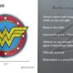 Wonder Woman Logo Reflective Decal image 3