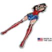 Wonder Woman Power Pose Reflective Decal image 7