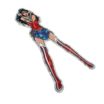 Wonder Woman Power Pose Reflective Decal image 5