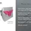Wonder Woman Brushed Chrome Hitch Cover image 3