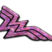 Wonder Woman Pink 3D Reflective Decal image 4