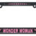 Wonder Woman Pink Black Plastic License Plate Frame image 1