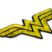 Wonder Woman Yellow 3D Reflective Decal image 6