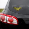 Wonder Woman Yellow Reflective Decal image 2
