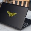 Wonder Woman Yellow Reflective Decal image 5