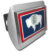 Wyoming Flag Brushed Hitch Cover image 1