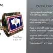 Wyoming Flag Woodland Camo Hitch Cover image 4