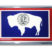Wyoming Flag Chrome Emblem image 1