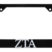 ZTA Black License Plate Frame image 1