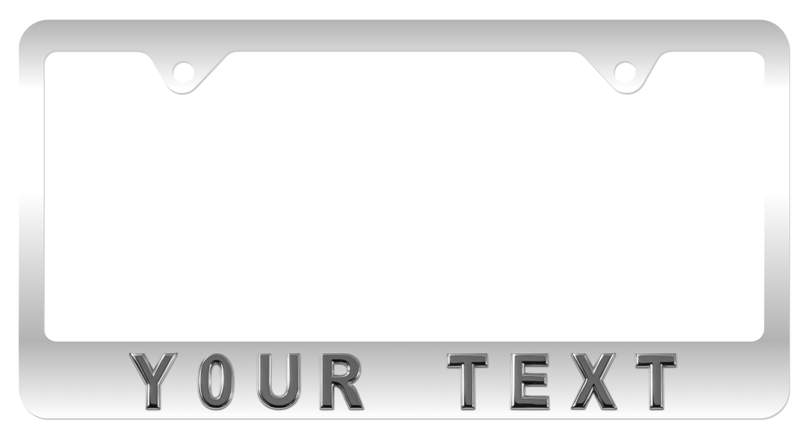 Personalize Your Own License Plate Frame