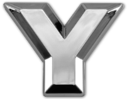 New Chrome 3D Self-adhesive Car Letters Badge Emblem Sticker Spelling V6